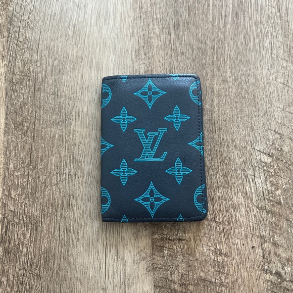Louis Vuitton Monogram Shadow Pocket Organizer Navy (WITH RECEIPT FROM LV STORE) - Picture 1 of 4